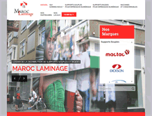 Tablet Screenshot of maroclaminage.com